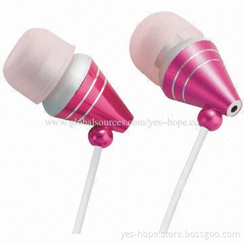 Factory price colorful zipper wired earphone